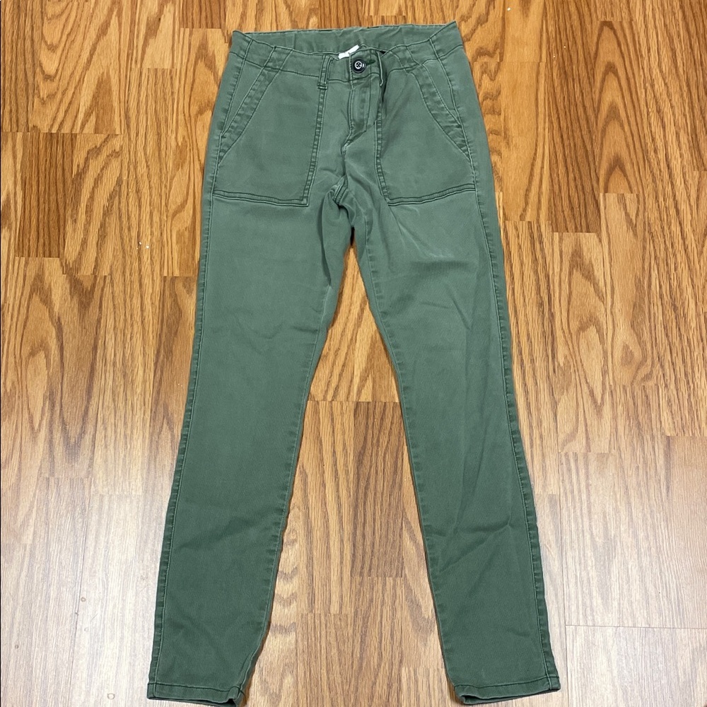 Cabi The Quest Skinny Stretch Cords Ankle Mid Rise Pants Size 6 - Picture 2 of 6
